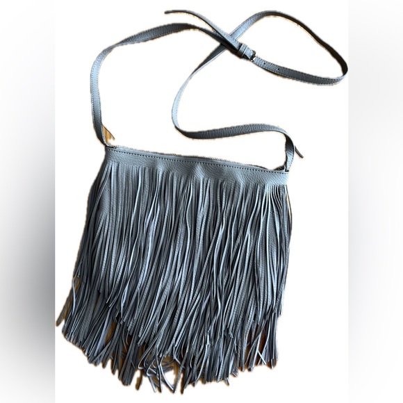 Crossbody Shoulder Bag with Strap, Tassel Messenger bag, (Grey) - Picture 1 of 5
